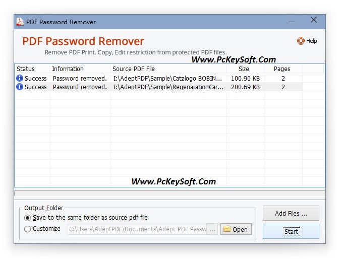 Free pdf password cracker